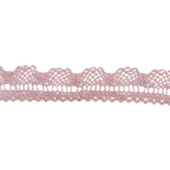 Häkelspitze Design 8, 2,1cm breit, 2m lang, altrosa