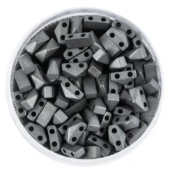 Hämatit-Perlen, Pyramide, 4mm x 6mm x 3mm, matt-anthrazit, 60 Stück