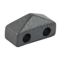 Hämatit-Perlen, Pyramide, 4mm x 6mm x 3mm, matt-anthrazit, 60 Stück