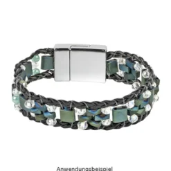 Hämatit-Perlen, Quadrat, 6mm x 6mm x 3mm, matt-grünblau changierend, 30 Stück