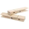 Holzklammern XL, 15cm x 3cm x 2cm, Öffnung bis zu 1cm, natur, 2 Stück