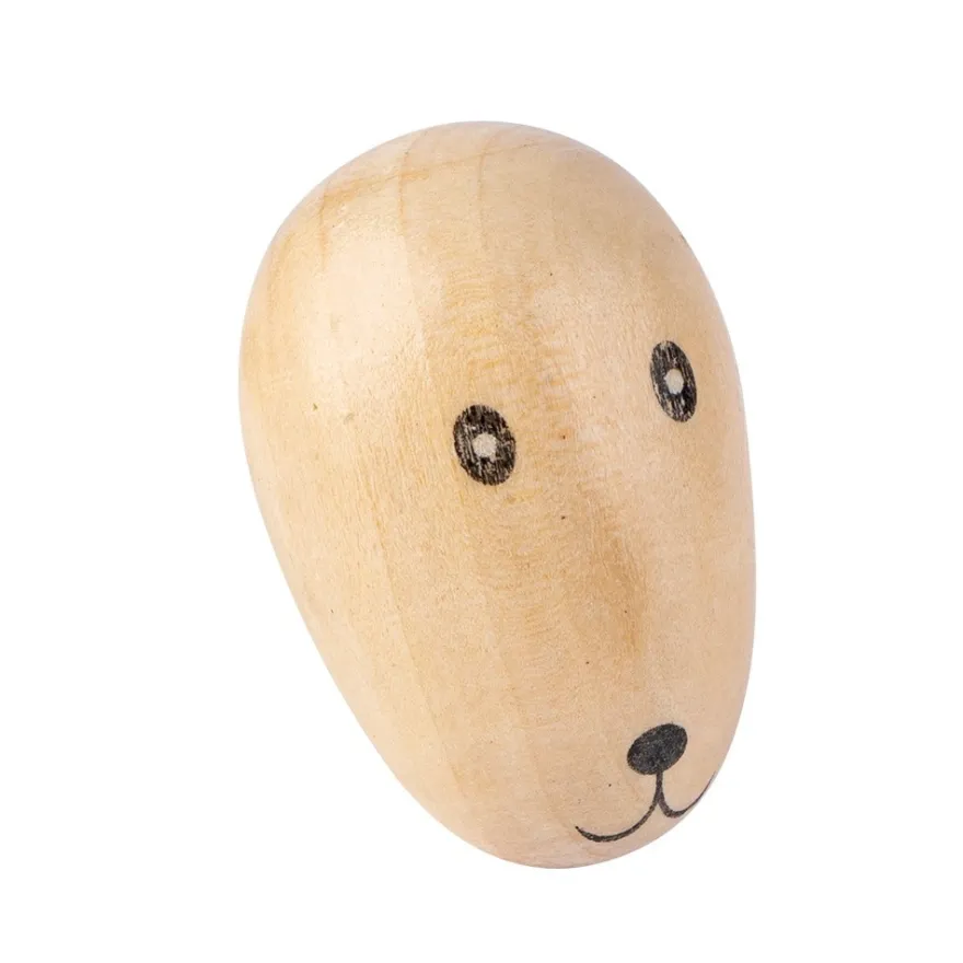 Holzköpfe, Schaf, 4,9cm x 3,3cm, 3 Stück