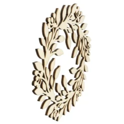 Holzkränze, Ranken-Ornamentik, verschiedene Größen, 2 Stück