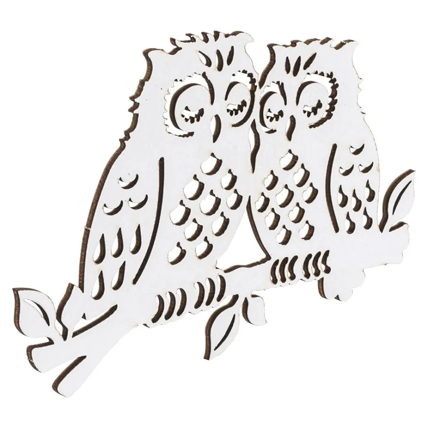 Holz-Laserbogen, Winter/Weihnachten 2, DIN A4, beidseitig klebend, 2,5mm stark, 5 Bogen
