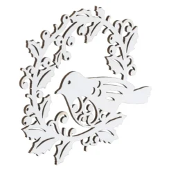 Holz-Laserbogen, Winter/Weihnachten 1, DIN A4, beidseitig klebend, 5 Bogen