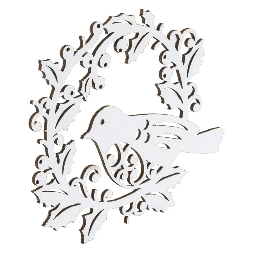 Holz-Laserbogen, Winter/Weihnachten 1, DIN A4, beidseitig klebend, 5 Bogen