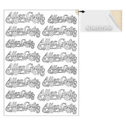 Holz-Laserbogen, Wünsche & Ornamentik, DIN A4, beidseitig klebend, 2,5mm stark, 5 Bogen