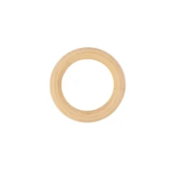 Holzringe, außen: Ø 5cm, Stärke: 8mm, naturfarben, 10 Stück