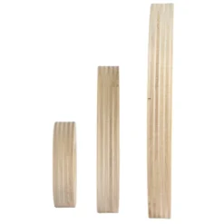 Holz-Ringrahmen, rund, 7 Größen, Stärke: 1,5cm, 7 Stück