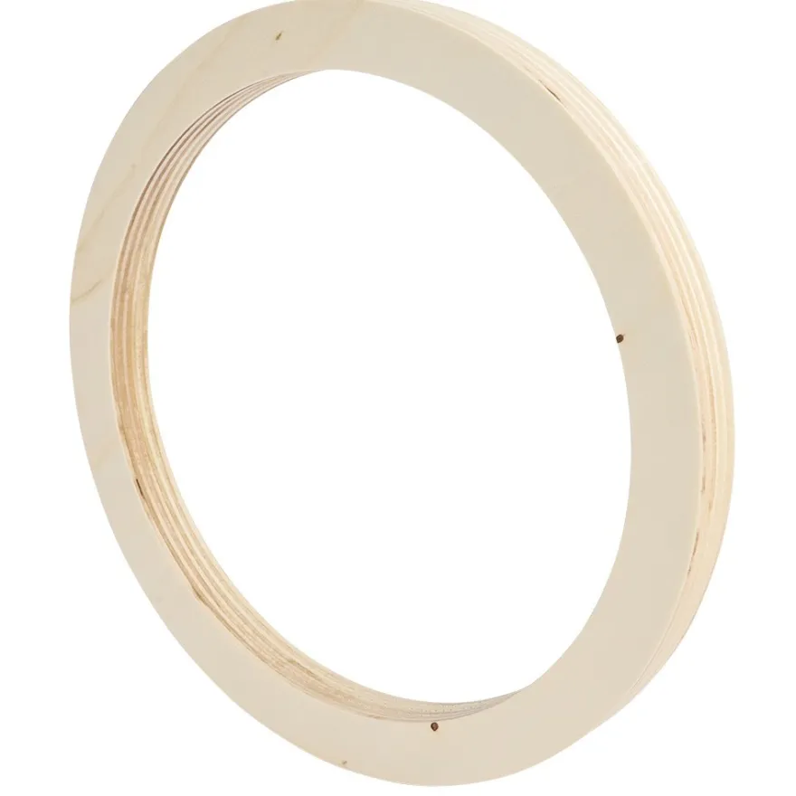 Holz-Ringrahmen, rund, 7 Größen, Stärke: 1,5cm, 7 Stück