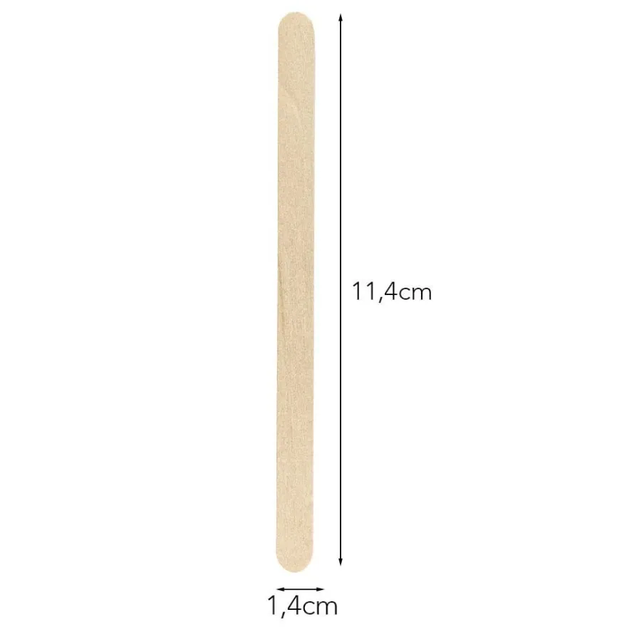 Holzstäbchen, 11,4cm lang, 1cm breit, naturfarben, 600 Stück