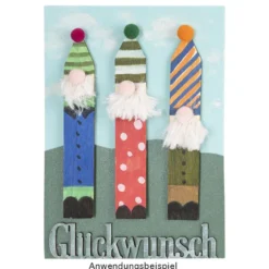 Holzstäbchen, Dachspitze, 12cm lang, 2cm breit, natur, 80 Stück