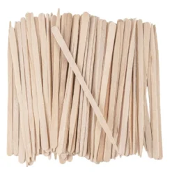 Holzstäbchen, in Nadelform, 8,8cm lang, 0,5cm breit, natur, 100 Stück