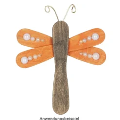 Holzstäbchen, in Wellenform 3, 9,5cm lang, 1,7cm breit, natur, 200 Stück