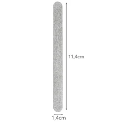 Holzstäbchen metallic, 11,4cm lang, 1cm breit, silber, 200 Stück