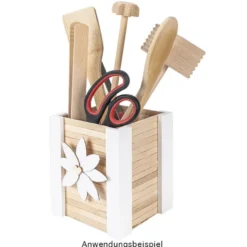Holzstäbchen, Navette, 5cm lang, 2cm breit, natur, 50 Stück