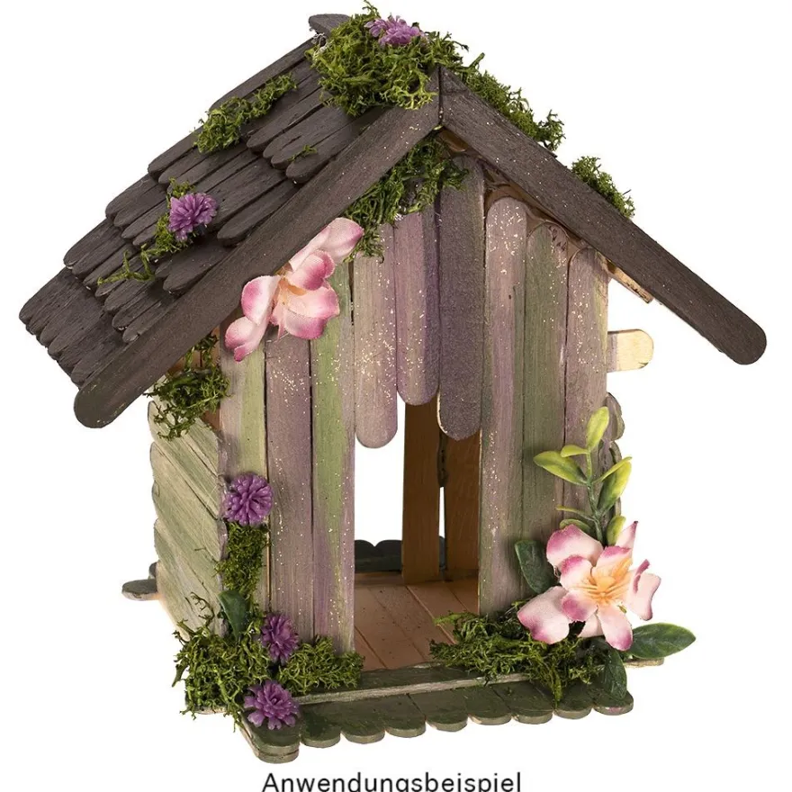 Holzstäbchen, Schindel, 3cm lang, 0,9cm breit, natur, 300 Stück