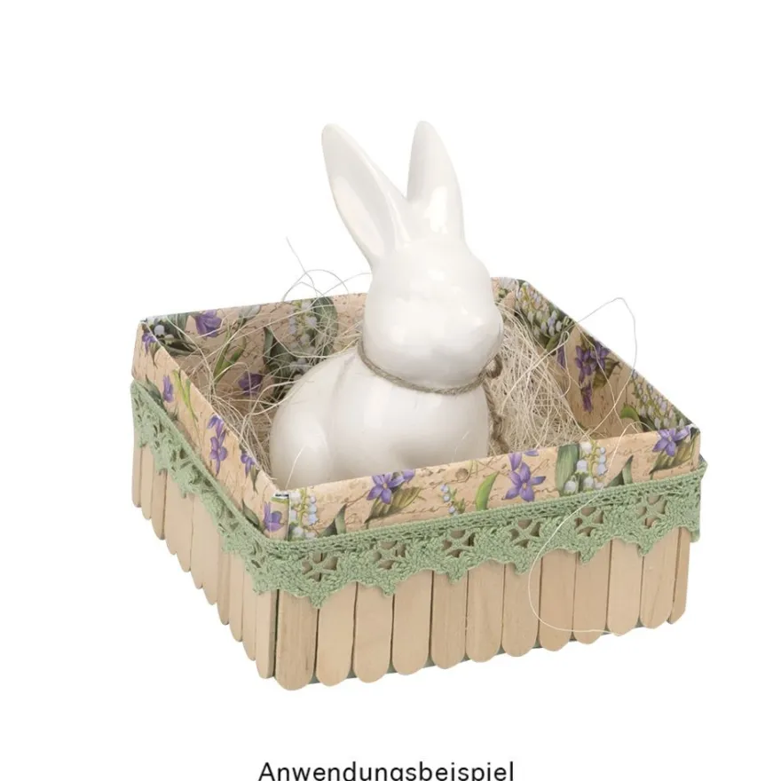 Holzstäbchen, Schindel, 3cm lang, 0,9cm breit, natur, 300 Stück