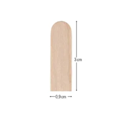 Holzstäbchen, Schindel, 3cm lang, 0,9cm breit, natur, 300 Stück