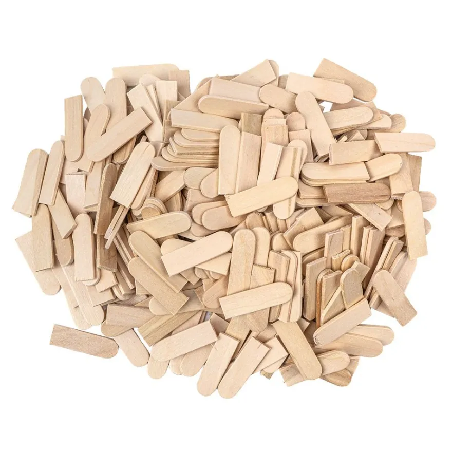 Holzstäbchen, Schindel, 3cm lang, 0,9cm breit, natur, 300 Stück