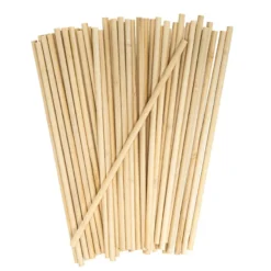 Holzstäbe, rund, 30cm lang, Ø 8mm, 50 Stück