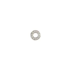 Hot-Fix Glas-Glamour, Scheibe, Ø 1,3cm, silber, 20 Stück