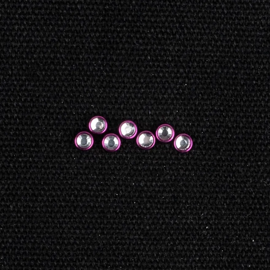 Hot-Fix Glas-Kristalle zum Aufbügeln, Ø 4mm, aubergine, 200 Stück
