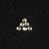 Hot-Fix Glas-Kristalle zum Aufbügeln, Ø 4mm, antikgold, 200 Stück