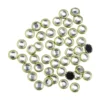 Hot-Fix Glas-Kristalle zum Aufbügeln, Ø 5mm, hellgrün, 100 Stück