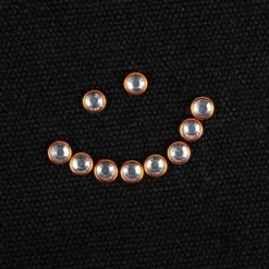 Hot-Fix Glas-Kristalle zum Aufbügeln, Ø 5mm, orange, 100 Stück