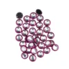 Hot-Fix Glas-Kristalle zum Aufbügeln, Ø 5mm, violett, 100 Stück