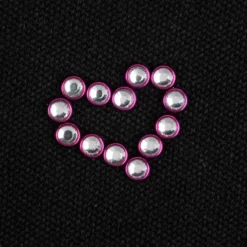 Hot-Fix Glas-Kristalle zum Aufbügeln, Ø 5mm, violett, 100 Stück