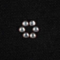 Hot-Fix Glas-Kristalle zum Aufbügeln, Ø 5mm, braun, 100 Stück