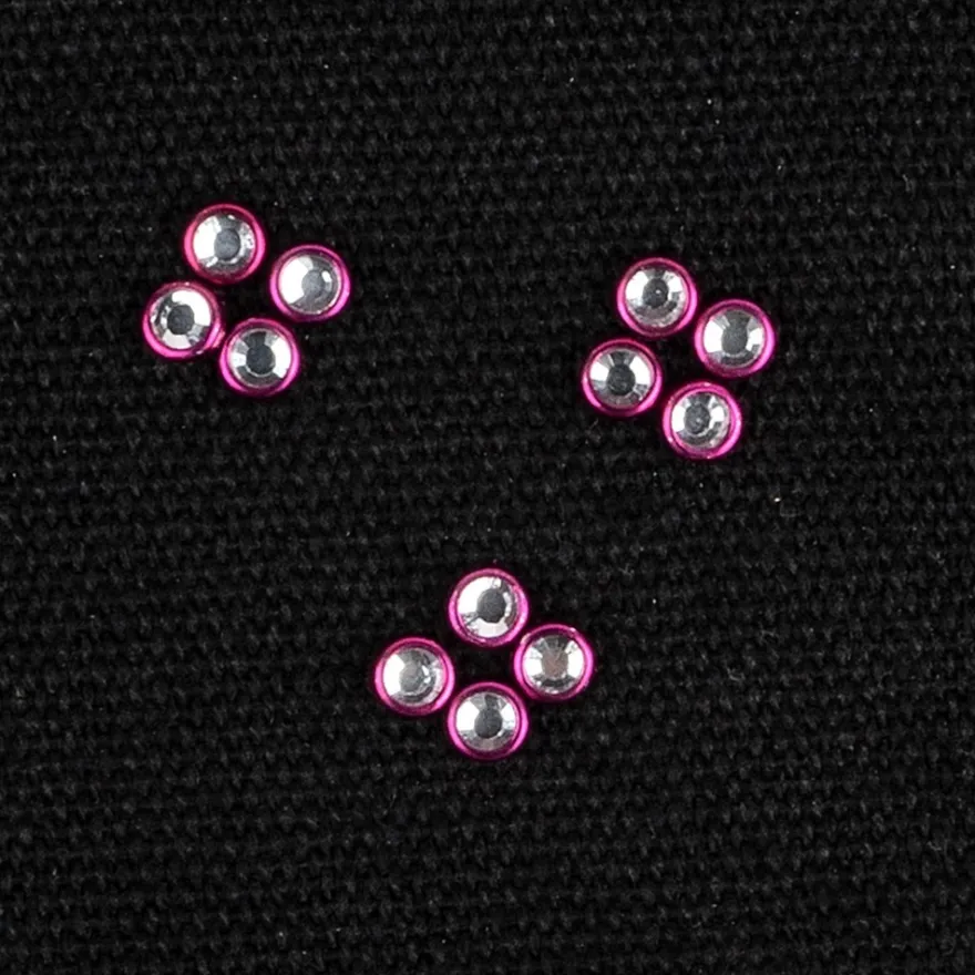 Hot-Fix Glas-Kristalle zum Aufbügeln, Ø 4mm, violett, 200 Stück