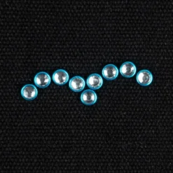Hot-Fix Glas-Kristalle zum Aufbügeln, Ø 5mm, türkis, 100 Stück