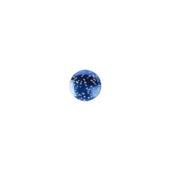Hot-Fix Glitzer-Nieten zum Aufbügeln, Ø 6mm, blau, 200 Stück