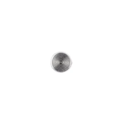 Hot-Fix Metallic-Relief-Nieten 2 zum Aufbügeln, Ø 6mm, silber, 100 Stück