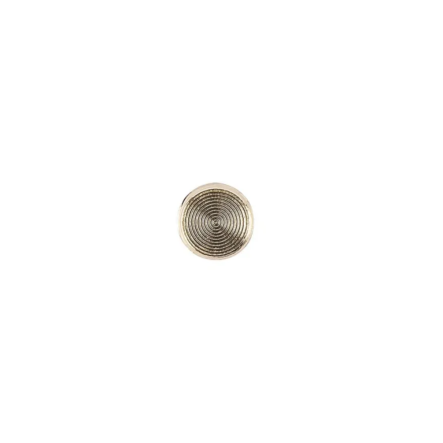 Hot-Fix Metallic-Relief-Nieten 2 zum Aufbügeln, Ø 6mm, gold, 100 Stück