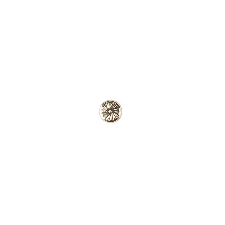 Hot-Fix Metallic-Relief-Nieten 1 zum Aufbügeln, Ø 4mm, gold, 200 Stück