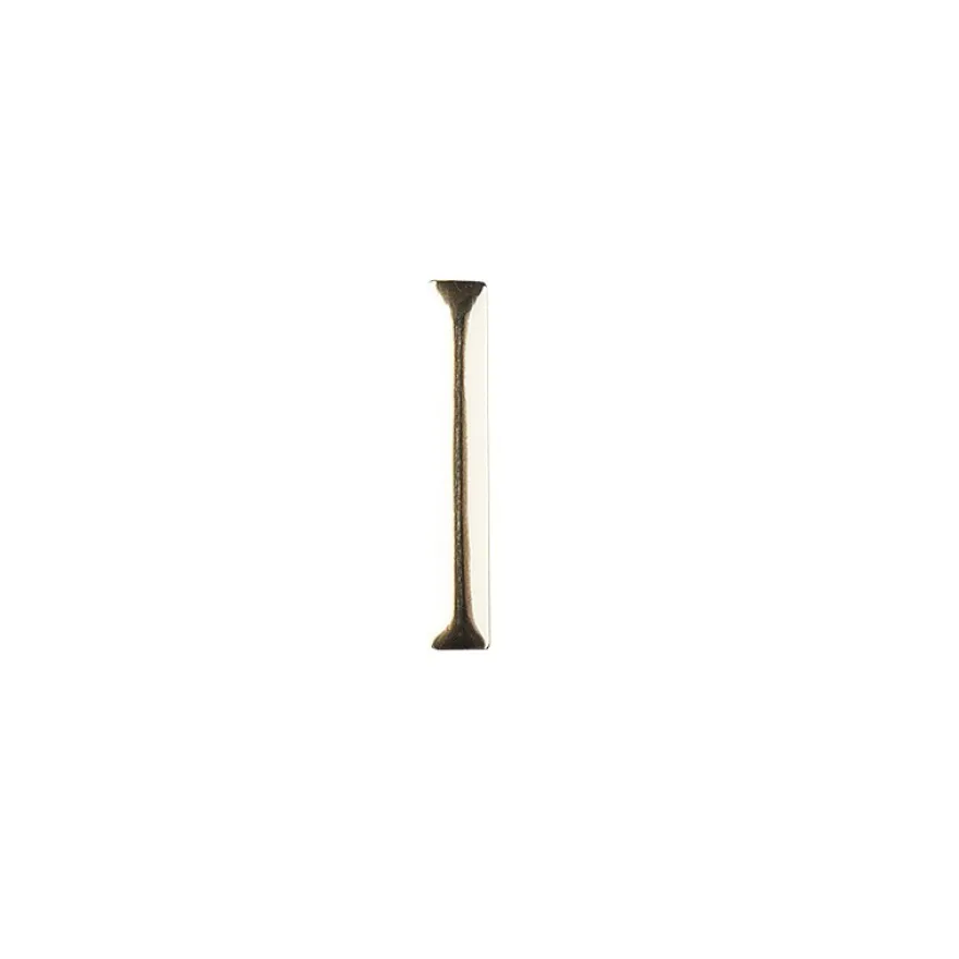 Hot-Fix Stäbchen-Nieten zum Aufbügeln, 2mm x 19mm, hellgold, 100 Stück