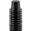 Hüte, Zylinder, 1,6cm hoch, Ø 2,5cm, schwarz, 50 Stück