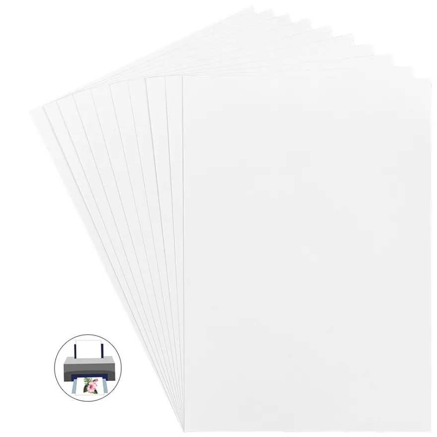 Inkjet-Bügel-Transferfolien, DIN A4, 120g/m², bedruckbar, 10 Bogen