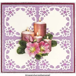 Jumbo Eck-Stanzer, Weihnachtsstern, 4,3cm x 4,3cm