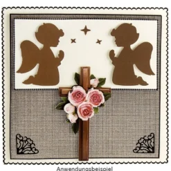 Jumbo-Stanzer, Betender Engel, 6,2cm x 6,3cm