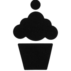 Jumbo-Stanzer, Cupcake, 7,3cm x 4,9cm