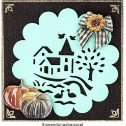 Jumbo-Stanzer, Sommerdorf, 6,7cm x 6,7cm