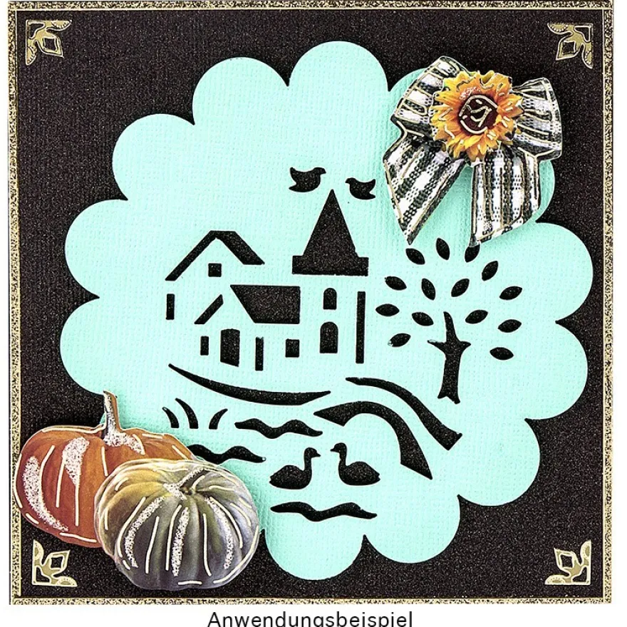 Jumbo-Stanzer, Sommerdorf, 6,7cm x 6,7cm