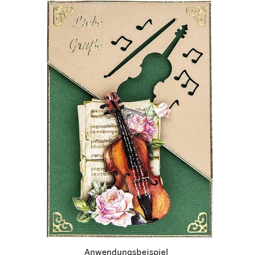 Jumbo-Stanzer, Violine, 6,7 x 7,4cm