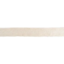 Juteband mit Spitze, Design 4, 4,7cm breit, 5m lang, auf Rolle, natur