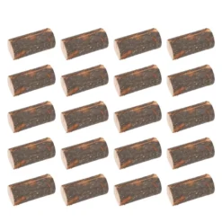 Kartenhalter, Holzbaumstamm, 5,5cm lang, Ø2cm bis 3cm, 20 Stück